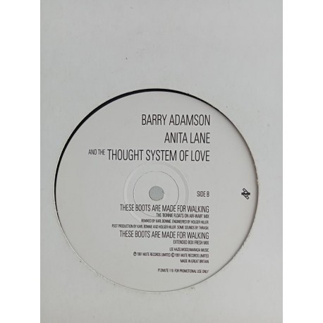 Barry Adamson, Anita Lane And The Thought System Of Love – These Boots Are Made For Walking (12")