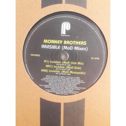 The Monkey Brothers – Invisible (MoD Mixes) (12")