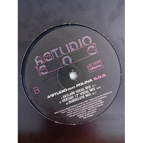 A' Studio Feat. Polina – S.O.S. (12")