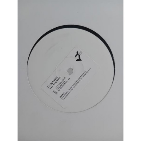 DJ Symastic – 1.2.3. Bring It Back (12", white)