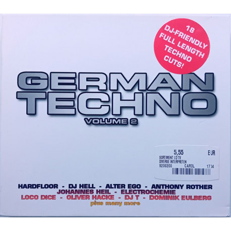 German Techno Volume 2 (2x CD)