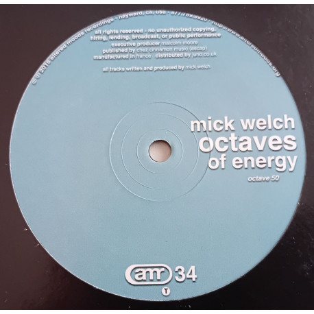 Mick Welch – Octaves Of Energy (12")