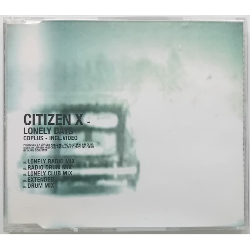 Citizen X – Lonely Days (Technogold) Citizen X – Lonely Days (Technogold)