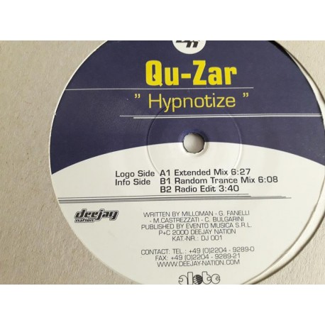 Qu-Zar ‎– Hypnotize