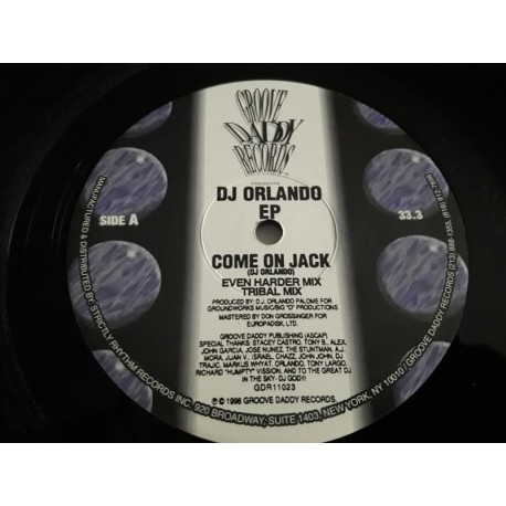 DJ Orlando ‎– Come On Jack EP