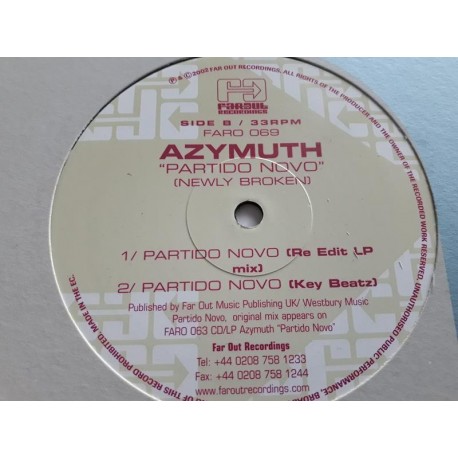 Azymuth ‎– Partido Novo (Newly Broken)