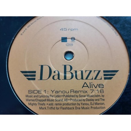 Da Buzz ‎– Alive