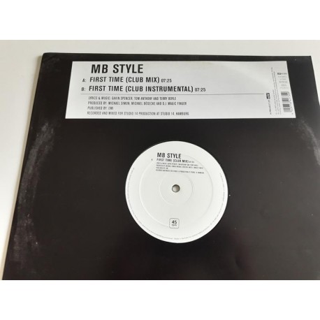MB Style ‎– First Time (12")