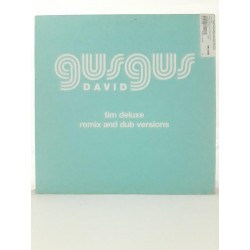 GusGus ‎– David (Tim Deluxe Remix And Dub Versions) (12")